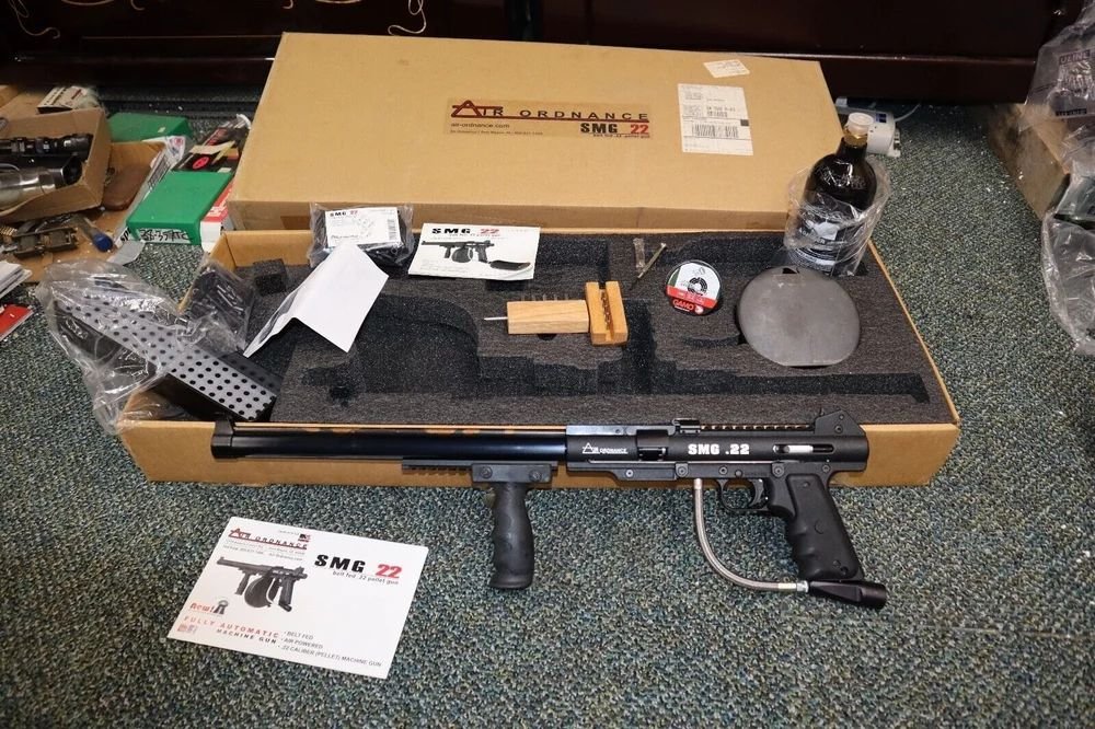 vintage air ordnance smg automatic belt fed 22 pellet air rifle gun in box 1000x1000 vintage air ordnance smg automatic belt fed 22 pellet air rifle gun in box 1000x1000